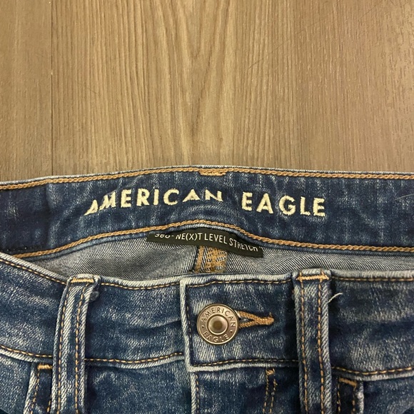 American Eagle Super Hi Rise Jegging jeans sz 00 Reg - Picture 3 of 6
